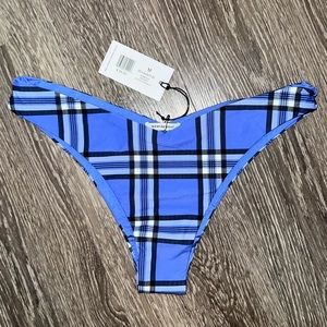 WE WORE WHAT Delilah 90s Plaid Bikini Bottom